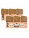 Ghar Soaps Magic Soap Sandal Wood And Saffron for DeTan and Glowing Brightening Skin ( 6 PACK ) (100* 6)
