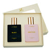 La French Black & Emotion Perfume Gift Set for Men & Women (2 x 50ml)