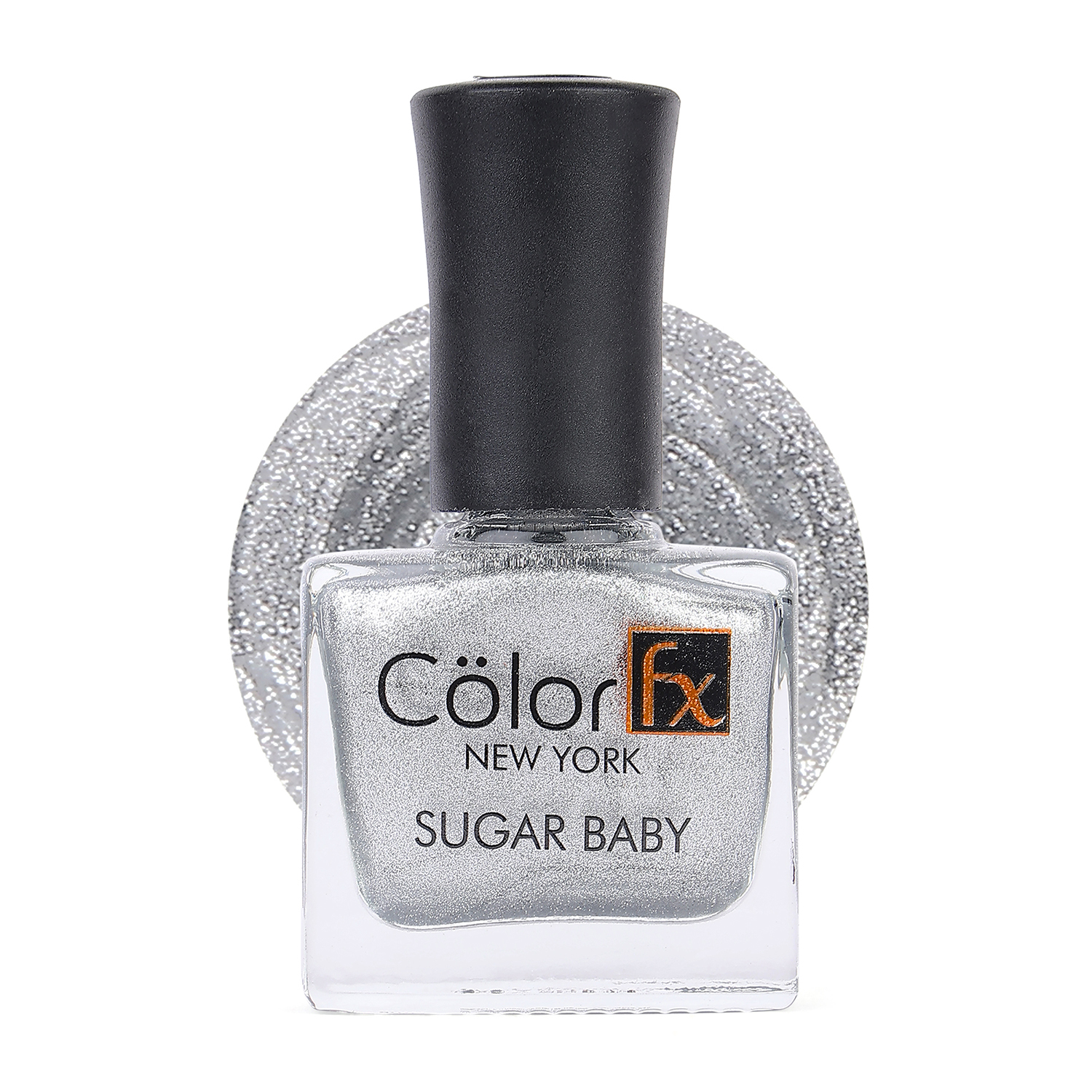 Color Fx Shimmery Matt Gel Long Lasting Nail Enamel, 9ml-101 - Grey