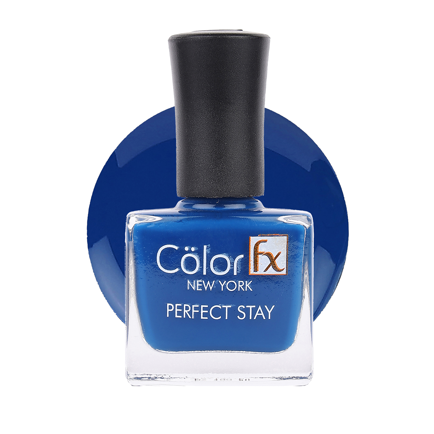 Color Fx Glossy Gel Long Lasting Nail Enamel, 9ml-130 - Blue