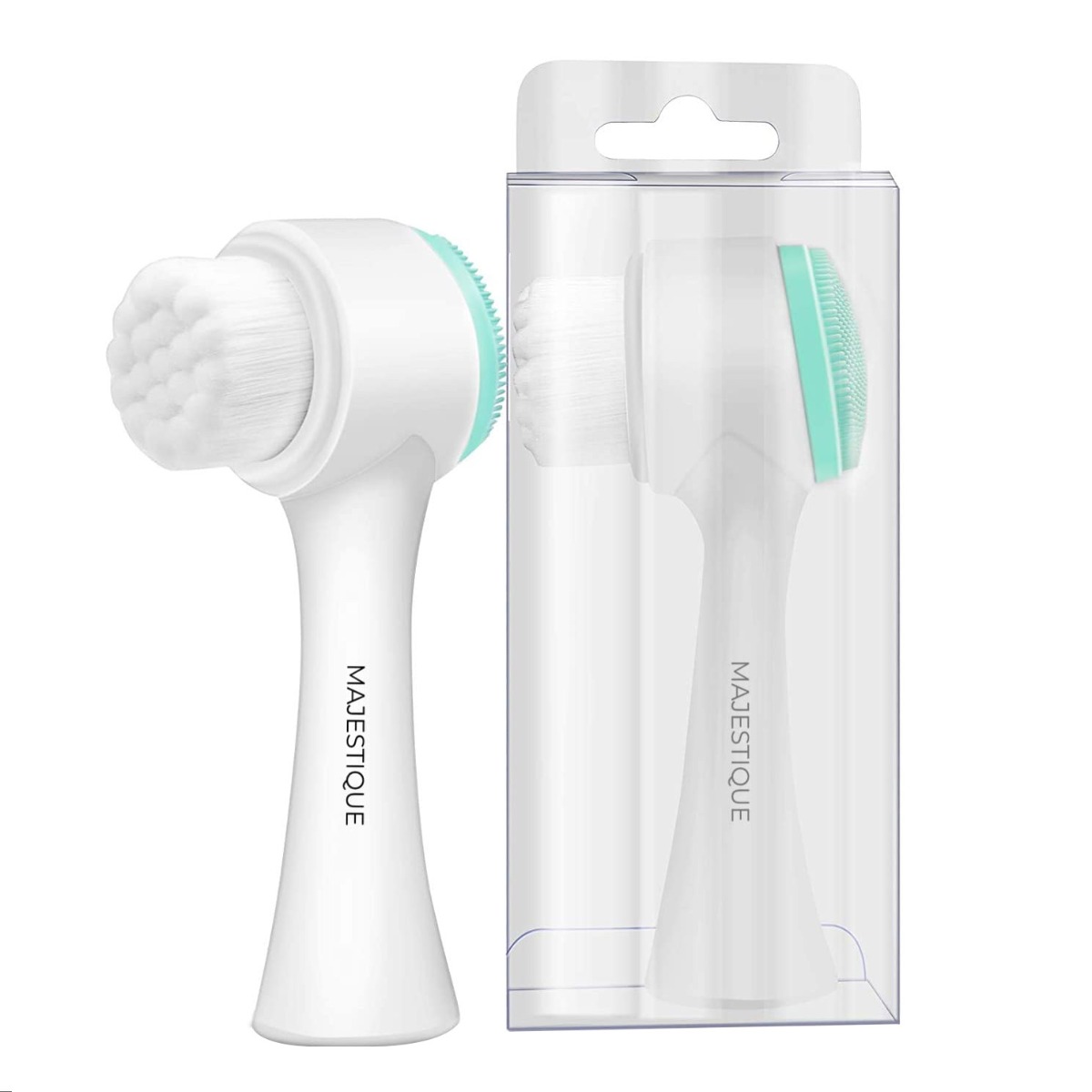 Majestique Face Exfoliator Brush - Assorted, 1Pc