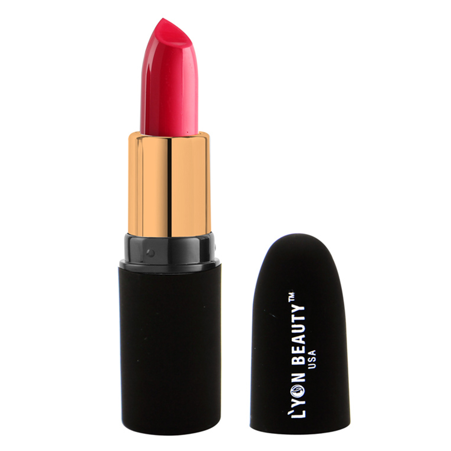 Lyon Beauty USA Pure Powder Matte Lipstick, 3.5gm-206 Coral Red