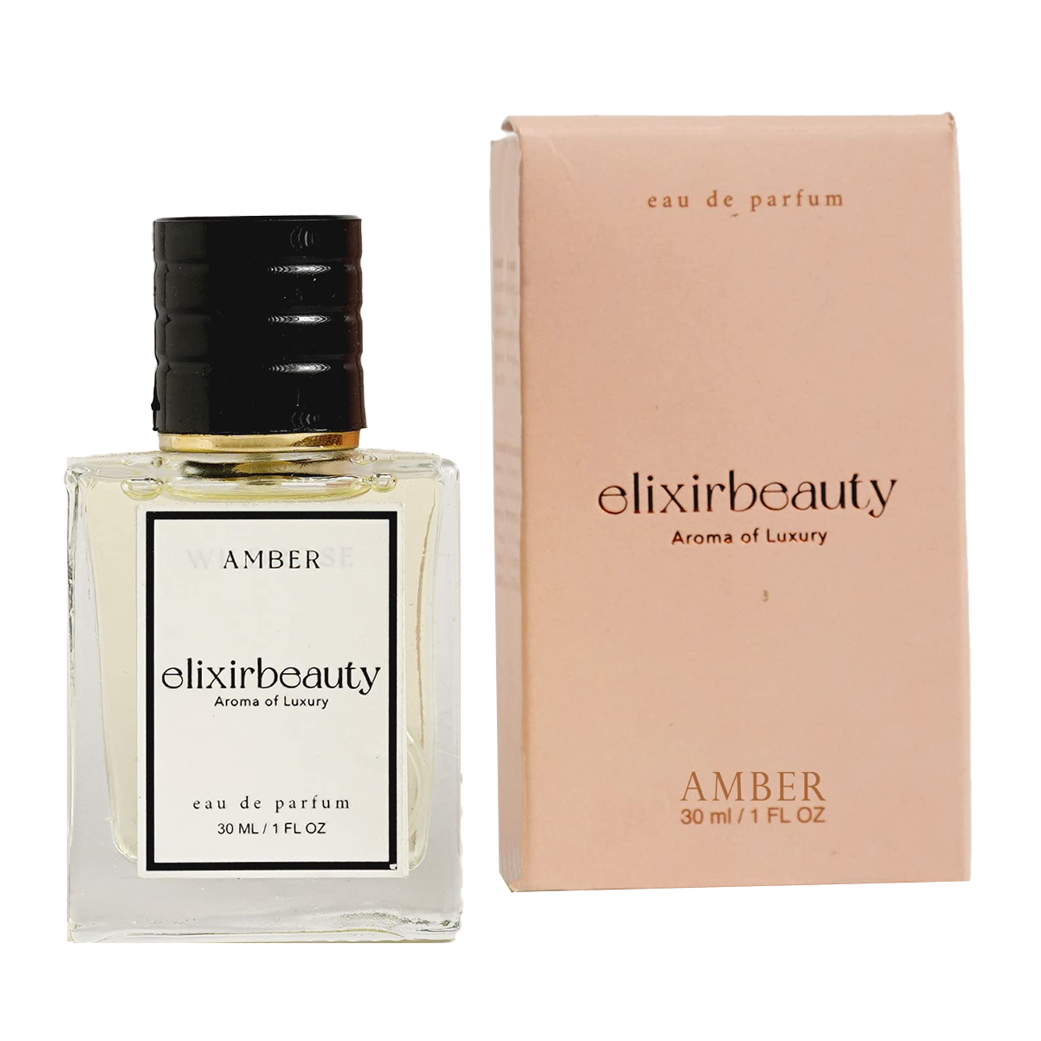 Elixir Beauty Amber Organic Women's Luxury Scent Eau De Parfum Gift Set-30ml
