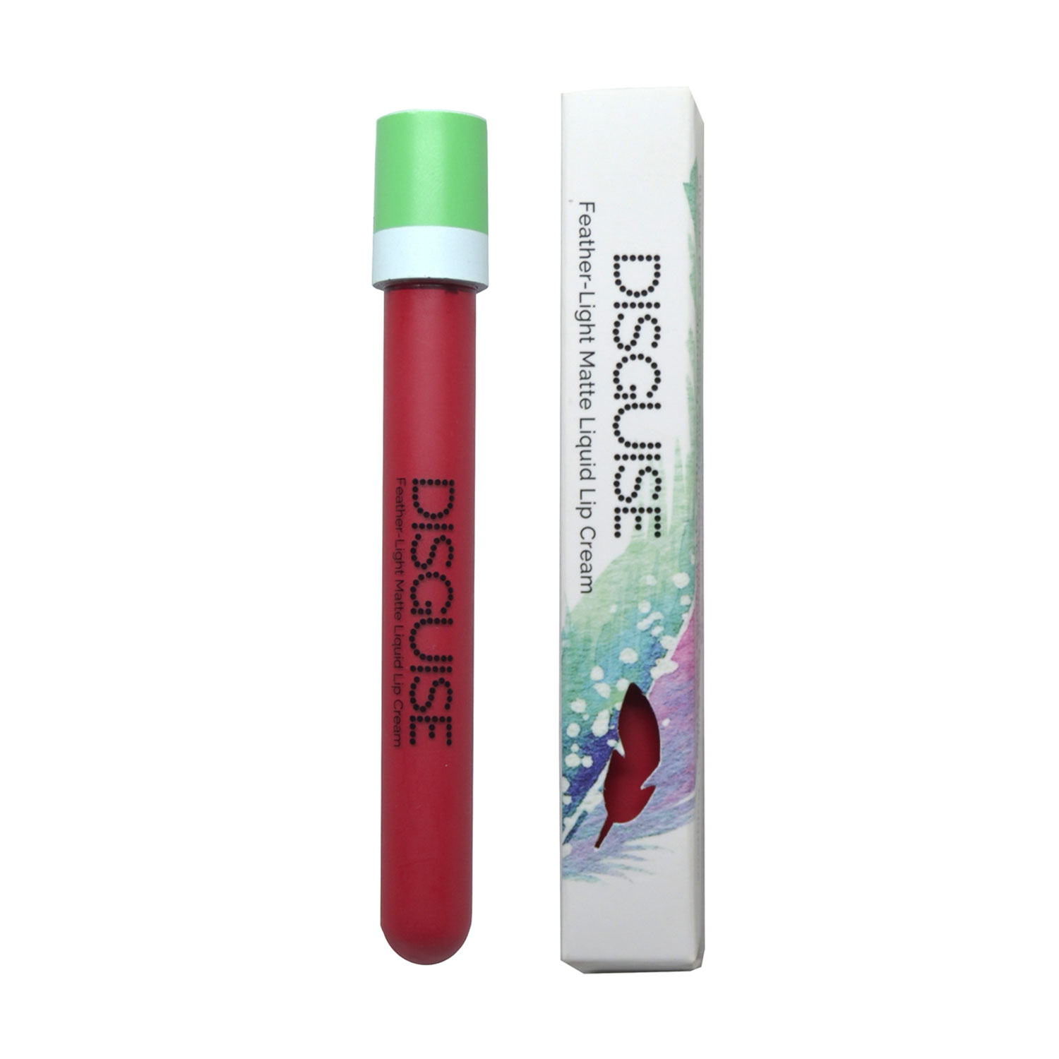 Disguise Cosmetics Feather-Light Matte Liquid Lip Cream, 6.8ml-34 Excited Coral