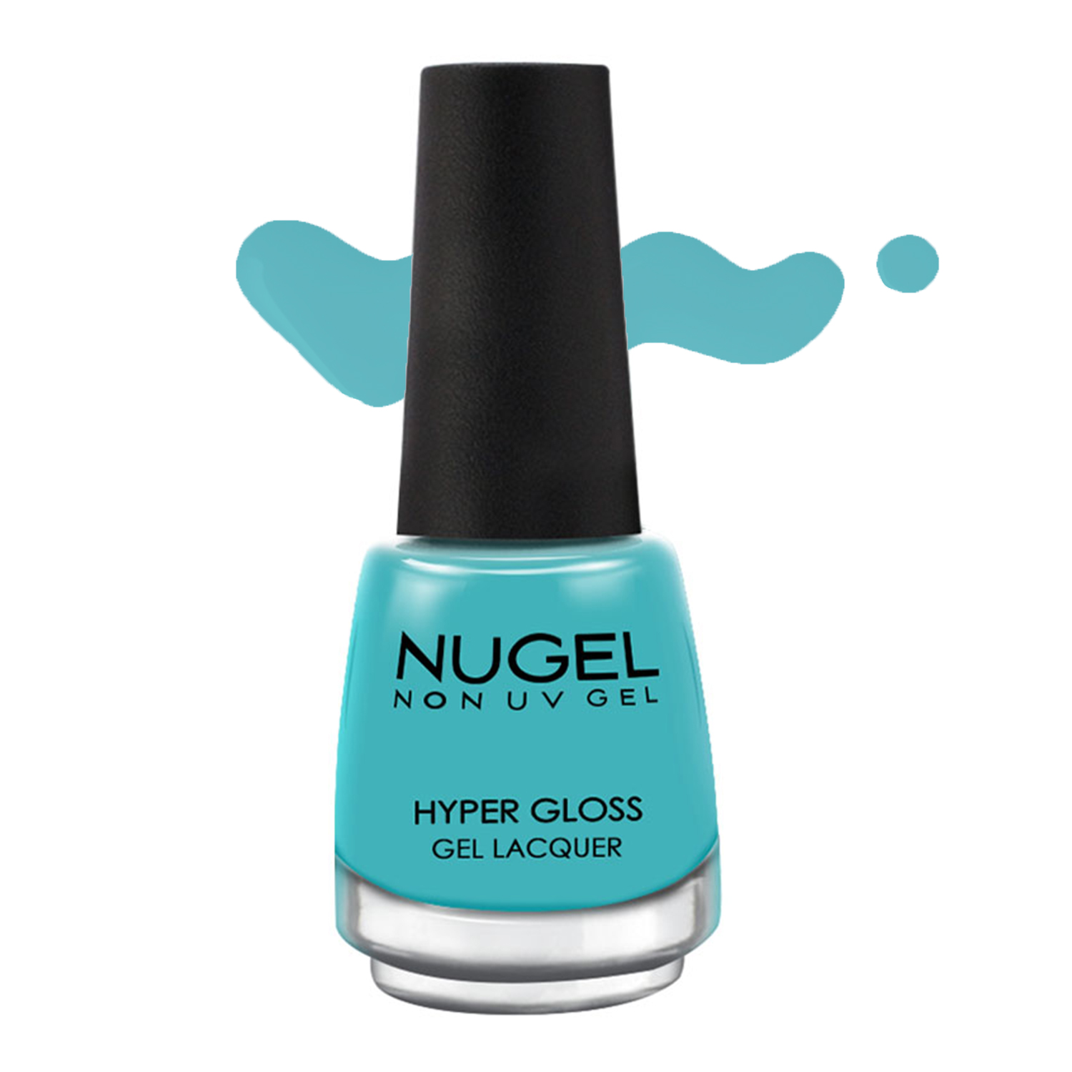 NUGEL Non UV Gel Nail Enamel, 13ml-90 - Cyan Blue
