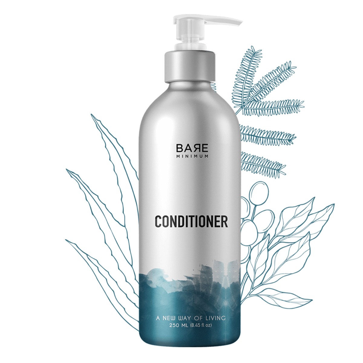 Bare Minimum Natural Hair Growth Conditioner 250 ml  For All Hair Type
