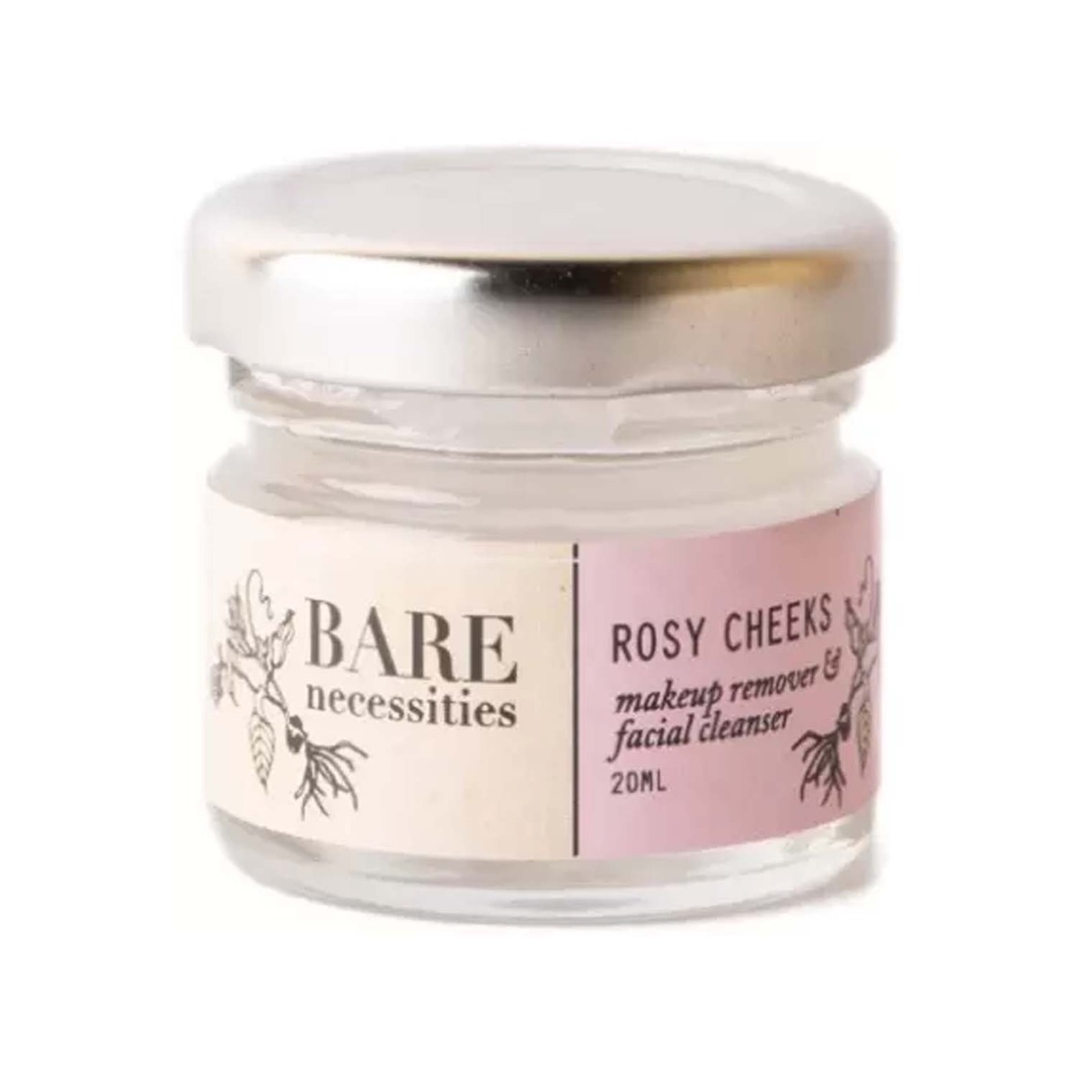 Bare Necessities Rosy Cheeks Makeup Remover and Facial Cleanser, 20ml