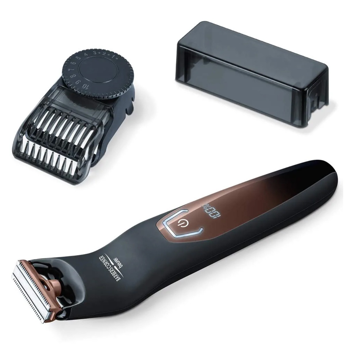 Beurer HR 6000 Body Groomer All-Rounder Hair Removing From Face And Body - Black, 1Pc