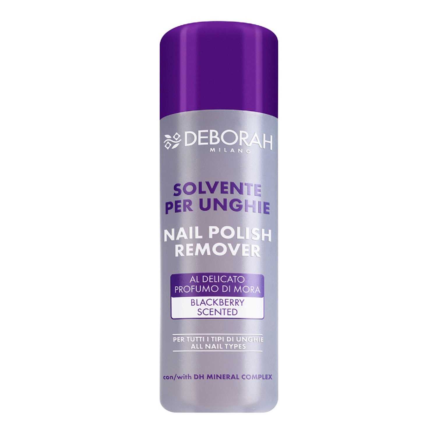 Deborah Milano Nail Remover, 120ml-Blackberry Scented