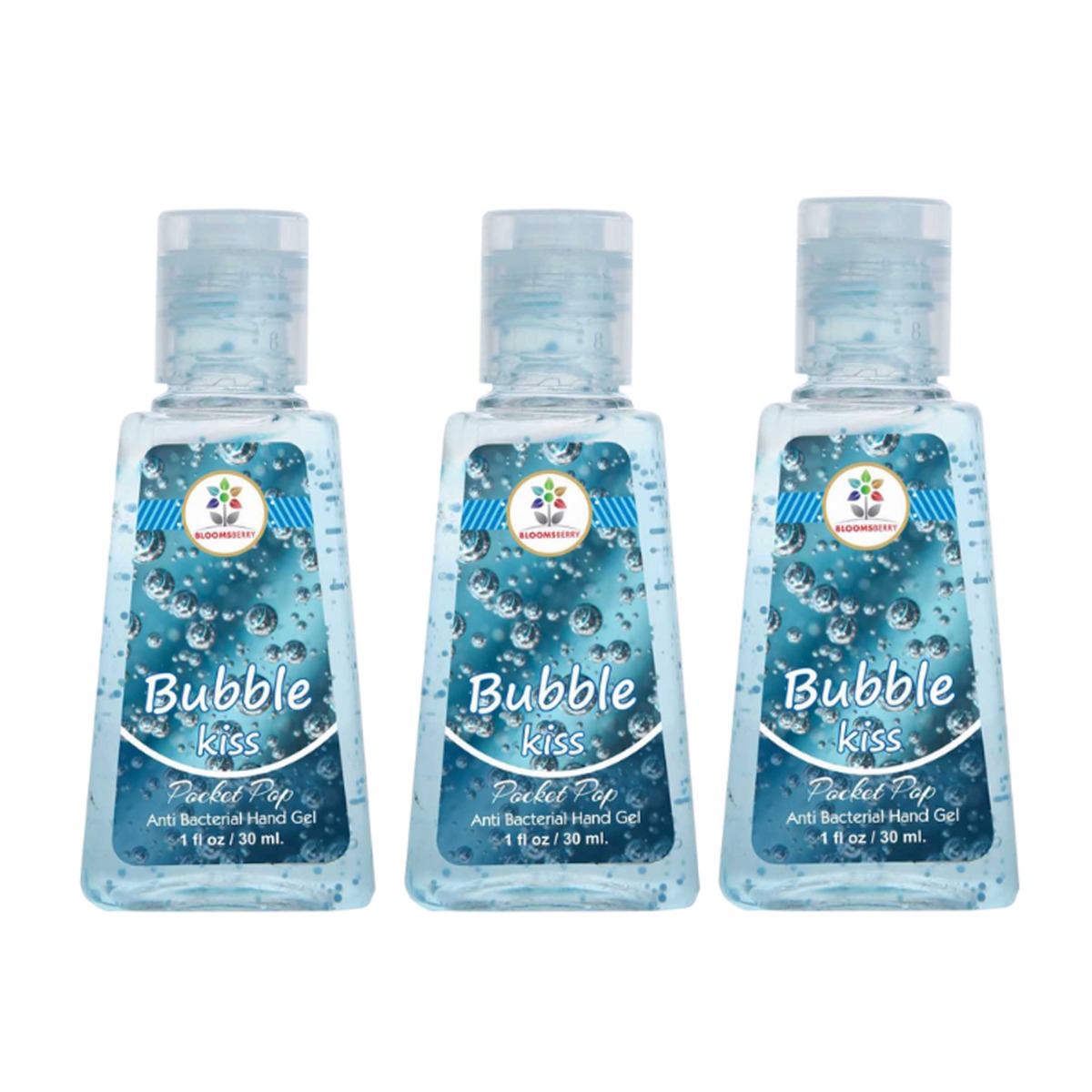 Bloomsberry Bubble Kiss Hand Sanitizer- Pack Of 3, 90ml