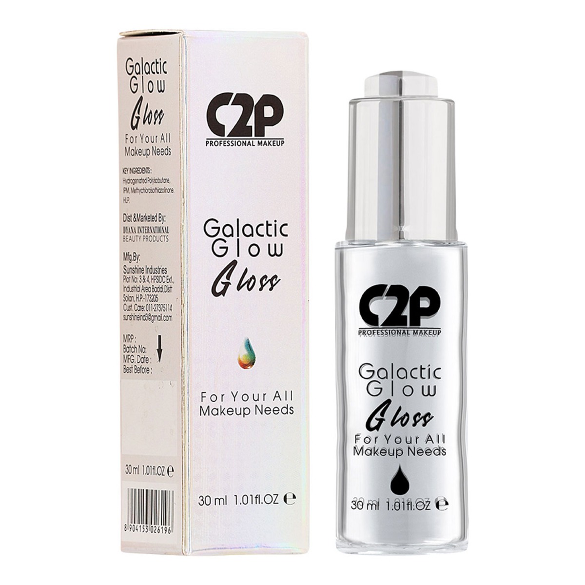 C2P Pro Galactic Glow Skin Gloss, 30ml