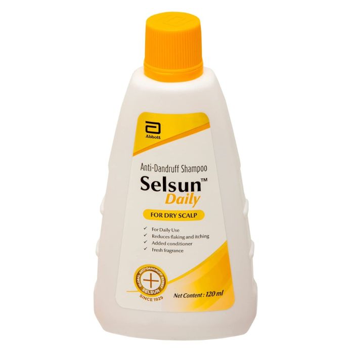 Buy Abbott Selsun Daily AntiDandruff Shampoo, 120ml Cossouq