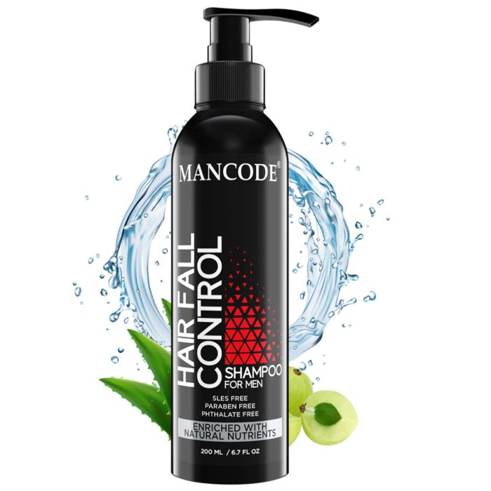 Mancode Hair Fall Control Shampoo With Natural Nutrients For Men, 200ml
