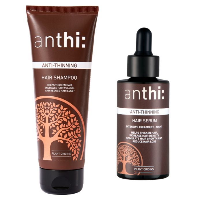 anthi: Anti-Thinning Hair Shampoo & Serum Kit, 140ml