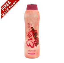 Eva Fantacy Floral Fun Perfumed Talc, 100gm With Free Assorted Oral B Brush
