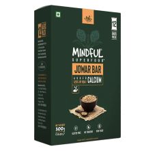 EAT Anytime Mindful Jowar Millet Granola Bars Loaded with Calcium, Pack of 12 - 25gm Each
