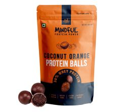 EAT Anytime Mindful Coconut Orange Protein Energy Balls, 30% Whey Protein, 10 Protein Balls x 10gm