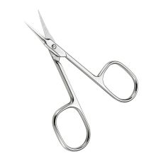 Majestique Professional Cuticle Scissors For Fingernails, Shaving Scissors, Moustache, Beard, Eyebrow Scissors Toenails, 1Pc