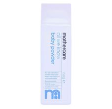 Mothercare All We Know Baby Powder, 150 gm