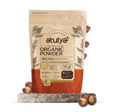 Atulya Organic Powder - Reetha (Sapindus Mukorossi), 100gm