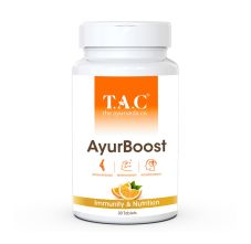 T.A.C - The Ayurveda Co. AyurBoost Tablets for Stamina & Immunity Booster with Ashwagandha and Vitamin C, 30 Tablets