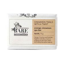 Bare Necessities Orange Cinnamon Spa Bar : Cinnamon Trails with a Twist, 75gm