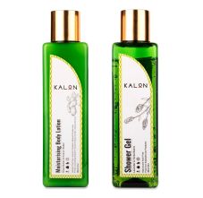 Kalon Naturals Bath + Body Care Kit - Lavender, 200ml + 200ml