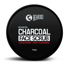 Beardo Activated Charcoal Face Scrub, 100gm