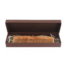 BodyHerbals 100% Neem Wood Dressing Comb of Double Tooth, 1Pc