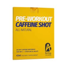 BonAyu All Natural Pre-Workout Caffeine Shot, Pack of 6 - 45ml Each