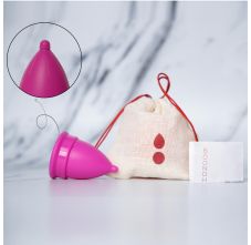 Boondh Menstrual Cup - Fuschia, Standard