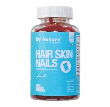 By Nature Hair Skin Nails Vitamin Gummies, 30 Gummies