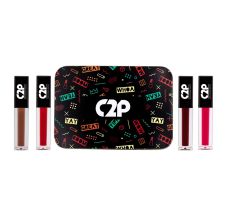 C2P Pro Epic Matte Lipink, Set of 4, 2.5ml Each