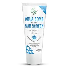CGG Cosmetics Aqua Bomb Watery Sunscreen Cream SPF 50 Broad Spectrum PA+++ Protection, 50gm
