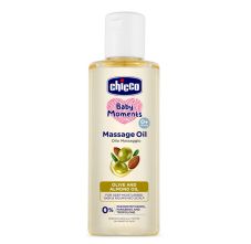 Chicco Massage Oil Olive And Almond Oil, 200ml