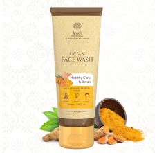 Khadi Essentials Ubtan Face Wash with Multani Mitti & Haldi For Healthy Glow & Detan Skin, 100ml