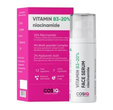 Cos-IQ® Niacinamide Vitamin B3-20% Face Serum, 30ml
