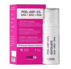 Cos-IQ® ABP 33% Strong Exfoliating Peel AHA 25% + PHA 6% + BHA 2% Peeling Solution, 30ml