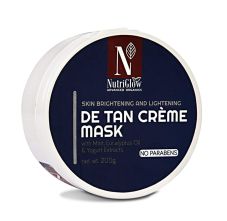 Nutriglow Advanced Organics De Tan Creme Mask For Skin Brightening & Lightening, 200gm