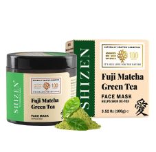 SHIZEN Bio-cosmetics By Nature Fuji Matcha Green Tea Face Mask, 100gm