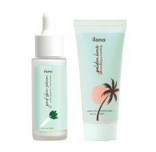 Ilana Golden Hour : Shimmering Makeup Primer + Strobe Cream, 50ml & Good Skin Serum : Phyto Probiotic + Niacinamide Phyto Probiotics + Niacinamide Skin Superfood, 30ml