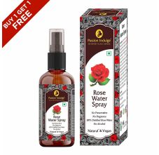 Passion Indulge Natural Rose Water For Makeup Remover -  Buy 1 Get 1 Free, 100ml