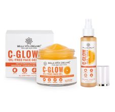 Bella Vita Organic C - Glow Oil-Free Face Gel, 50gm & Organic C - Glow Face Toner, 100ml