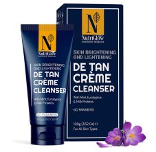 Nutriglow Advance Organics De Tan Creme Cleanser, 100gm