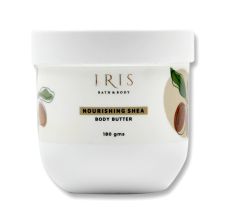 Iris Cosmetics Bath & Body Nourishing Shea Body Butter, 180gm