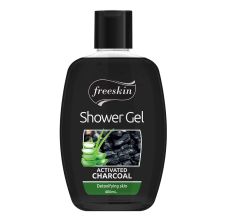 Freeskin Activated Charcoal Shower Gel, 400ml
