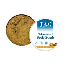T.A.C - The Ayurveda Co. Nalpamaradi Body Scrub for Glow & Brightening Skin, Tan Removal & Pigmentations, 75gm