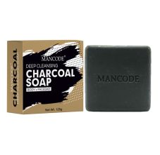 Mancode Charcoal Deep Cleansing Soap, 125gm