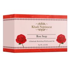 Khadi Nutriment Rose Soap, 125gm