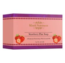 Khadi Nutriment Strawberry Pine Soap, 125gm